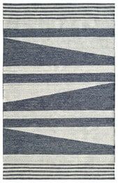 Dynamic Rugs OAK 8371-150 Ivory and Denim
